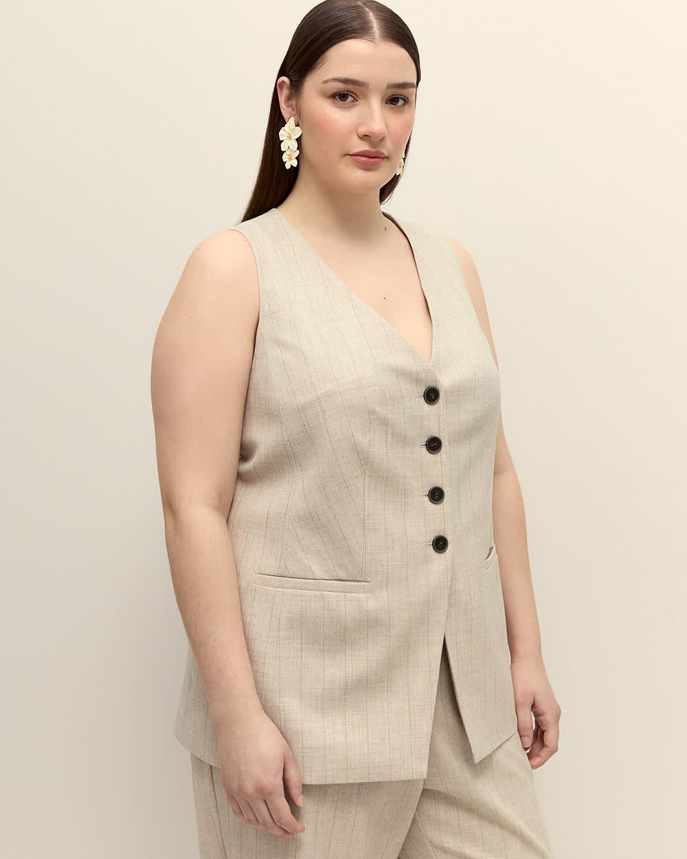 Long Sleeveless Vest - Addition Elle