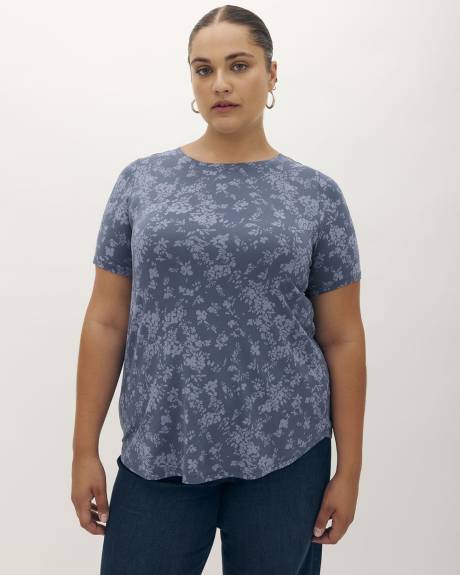 Responsible, Printed Modern-Fit Tee - Addition Elle - PENN. Essentials