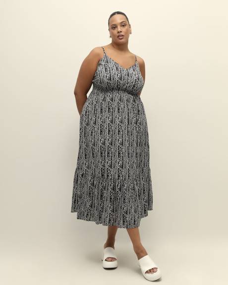 Responsible, Printed Sleeveless Maxi Dress