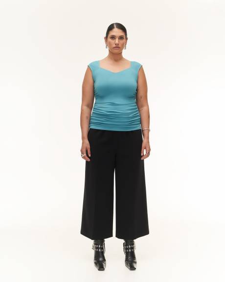 Haut froncé avec encolure en coeur - Addition Elle