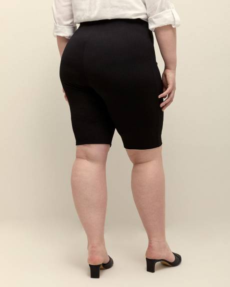 Fashion Textured Ribbed Bike Shorts - PENN. Essentials