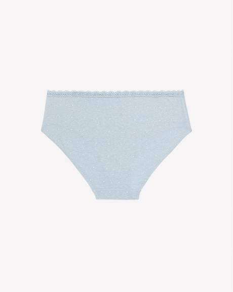 Culotte échancrée imprimée en mélange de coton - ti Voglio