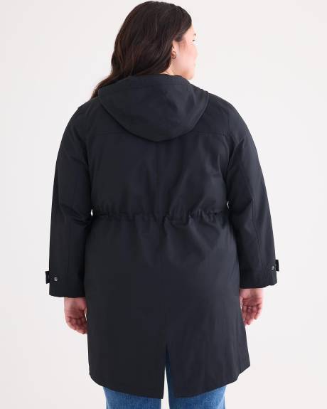 Manteau imperméable à capuche