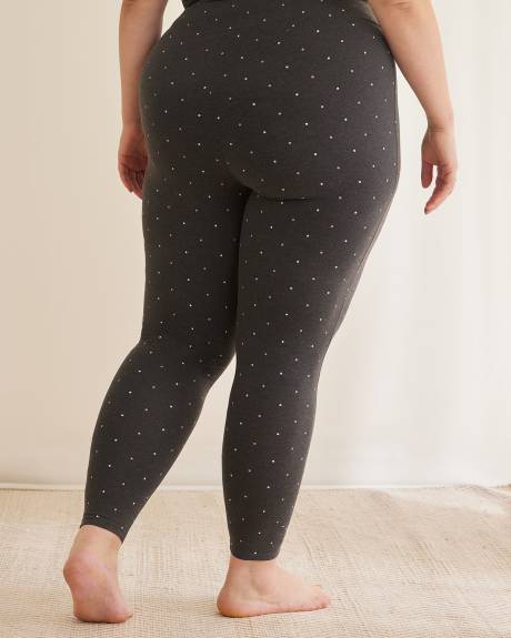 Legging de nuit à pois avec imprimé Snoopy - ti Voglio