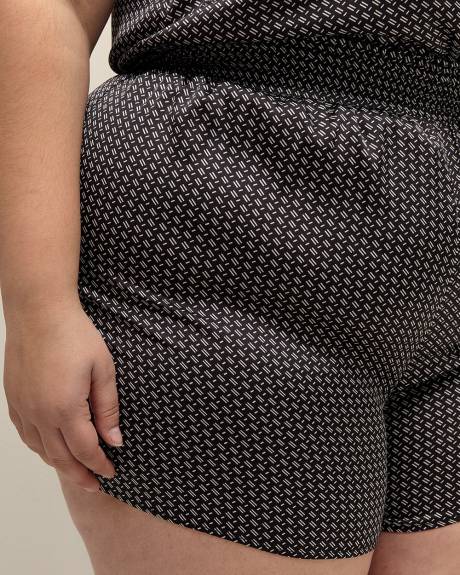 Printed Satin Sleep Boxer - Déesse Collection