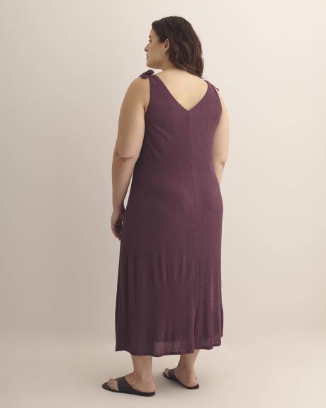 Maxi Dress with Shoulder Ties