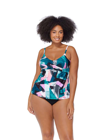 Haut tankini Aeries à motifs géométriques - Raisins Curve