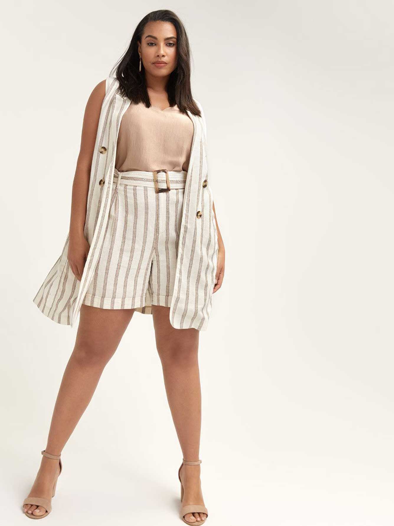 sleeveless blazer vest