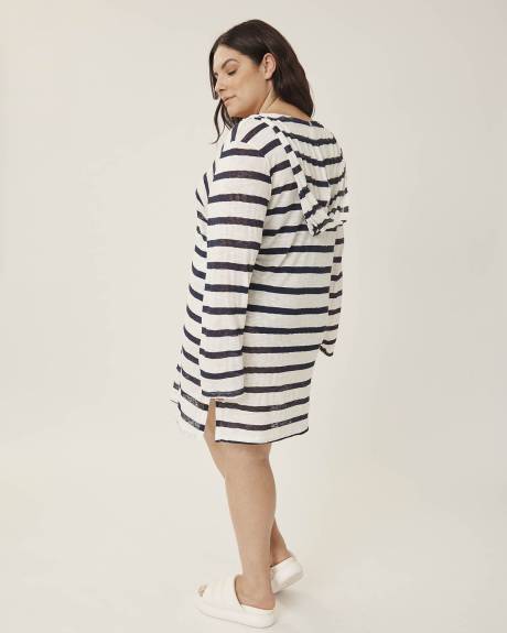 Robe cache-maillot à manches longues et à capuche - Cover Me