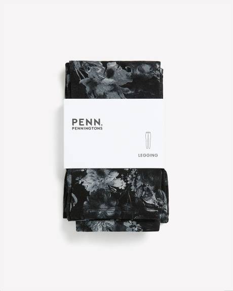 Responsible, Floral Print Fashion Legging - PENN. Essentials