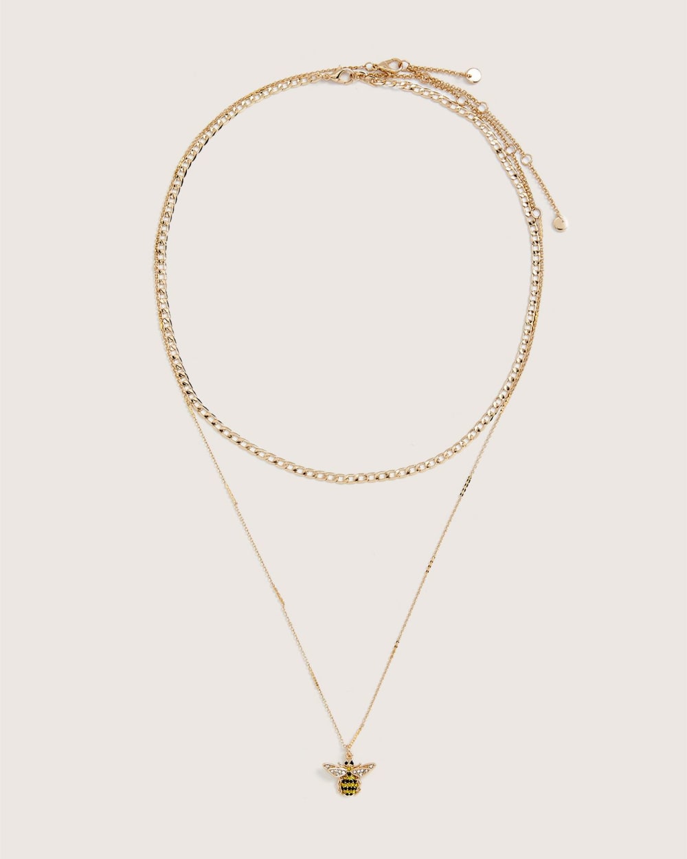 Golden Necklace with Bee Pendant | Penningtons