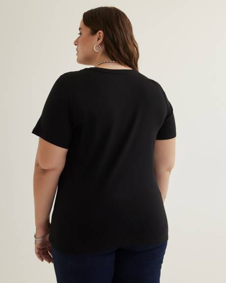 Responsible, Curvy-Fit Crewneck Tee - PENN. Essentials