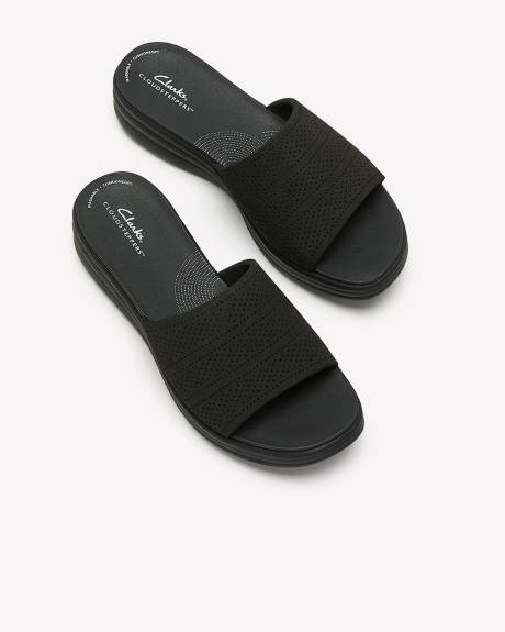 Sandale texturée à enfiler Drift Twist, pied large - Clarks
