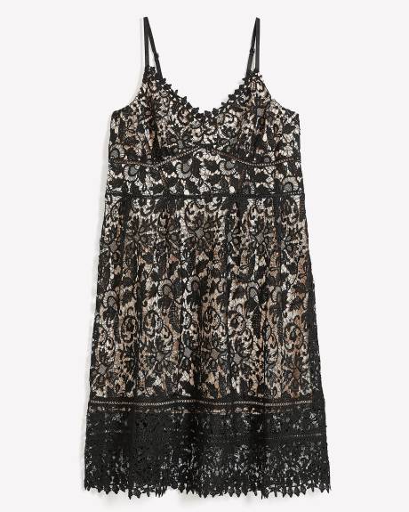 Robe sans manches en dentelle - Addition Elle