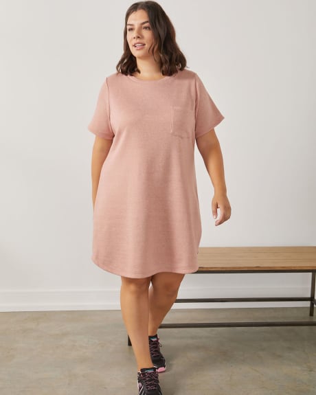 French Terry T-Shirt Dress - ActiveZone