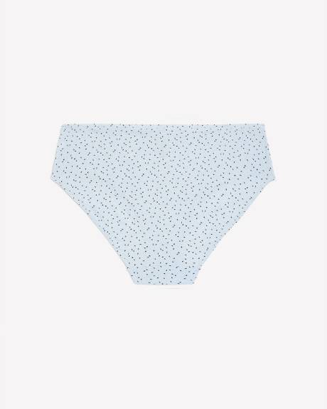 Culotte échancrée en coton à imprimé floral - ti Voglio