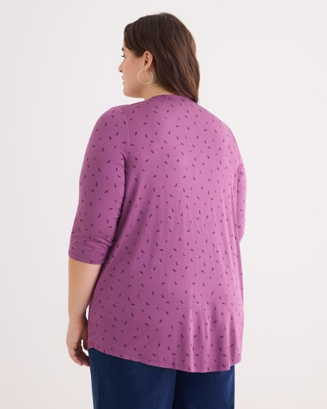 Tunic Knit Top with Smocking