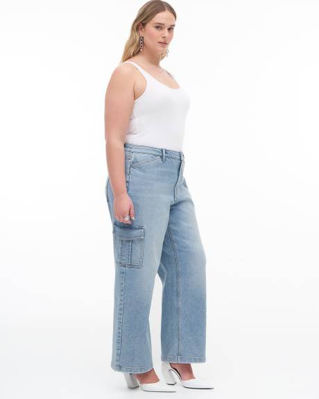 Responsible, Straight-Leg Cargo Jean - Addition Elle