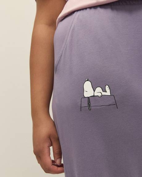 Pantalon de jogging avec imprimé de Snoopy - ti Voglio