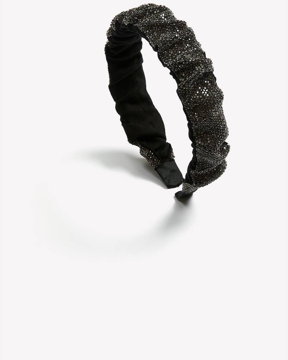 Fancy Glittery Ruched Headband