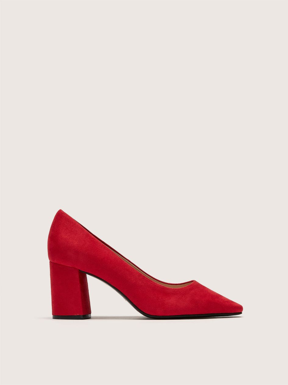 Wide Block Heel Pointed Toe Pump Addition Elle Penningtons