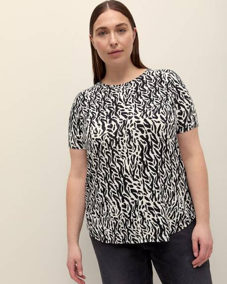 Printed Modern-Fit Tee - Addition Elle - PENN. Essentials