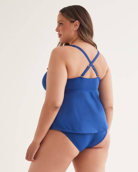 Ruffled Tankini Top