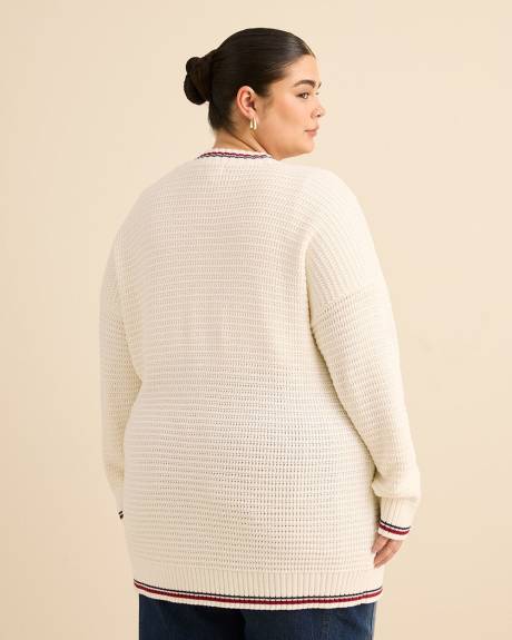 Responsible, Cotton Tunic Cardigan