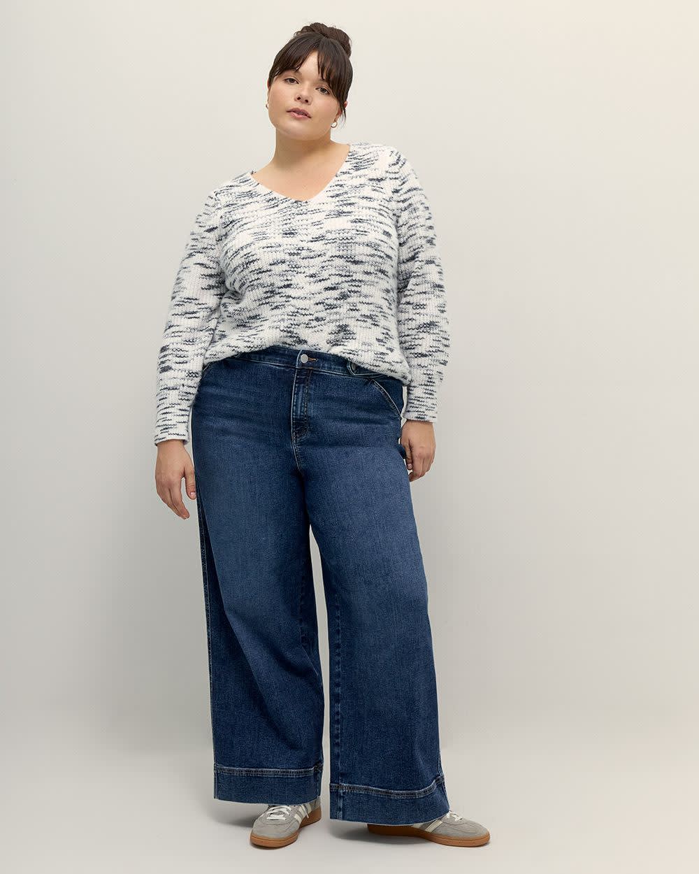 Responsible, High-Waisted Ultra Wide-Leg Sailor Jeans - Addition Elle
