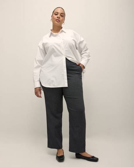 Gray Straight-Leg Savvy Pant - PENN. Essentials