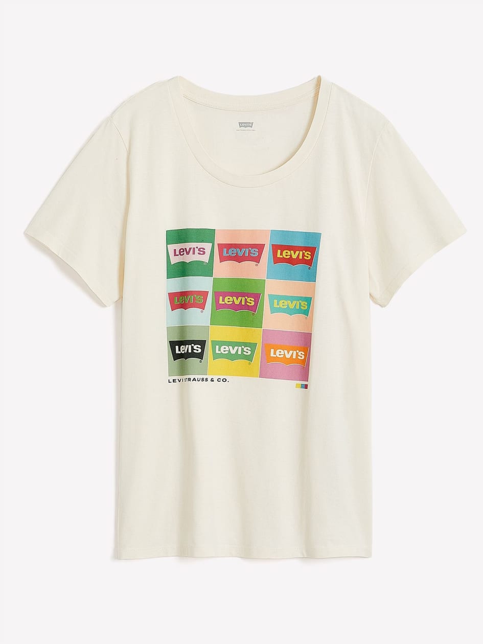 T-shirt à col rond parfait avec imprimé pop art - Levi's