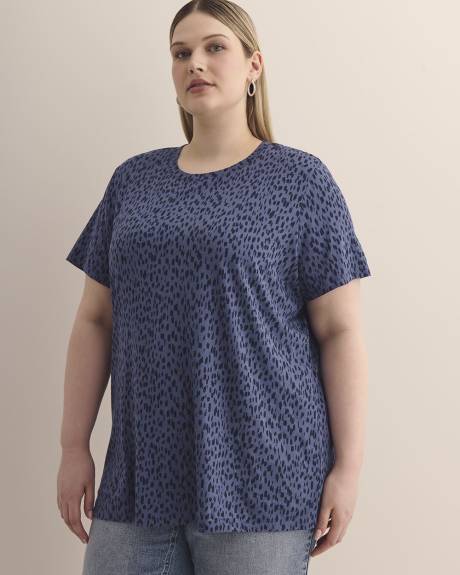 Boyfriend-Fit Short-Sleeve Crewneck T-Shirt - PENN. Essentials