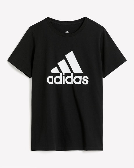 Essential T-Shirt with Iconic Logo - adidas