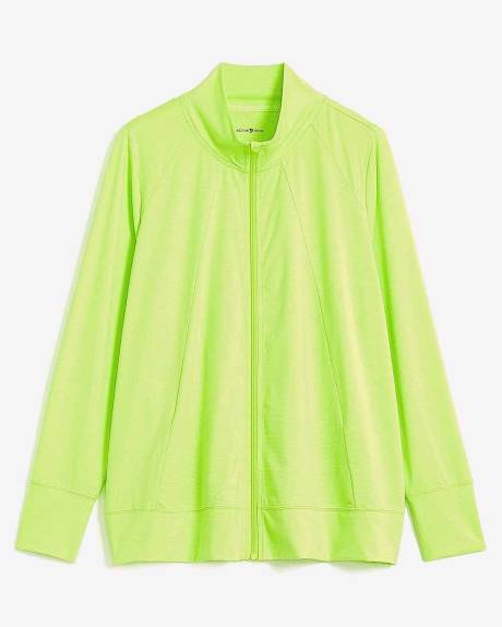 Mock Neck Zipped Jacket - Active Zone