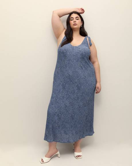 Maxi Dress with Shoulder Ties