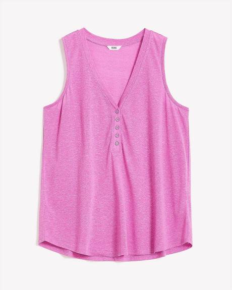 Camisole à encolure Henley - Essentiels PENN.