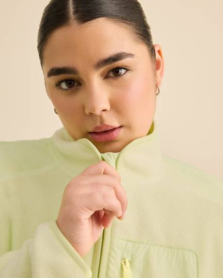 Polar Fleece Mock-Neck Jacket - Active Zone