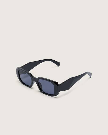 Black Rectangular Sunglasses