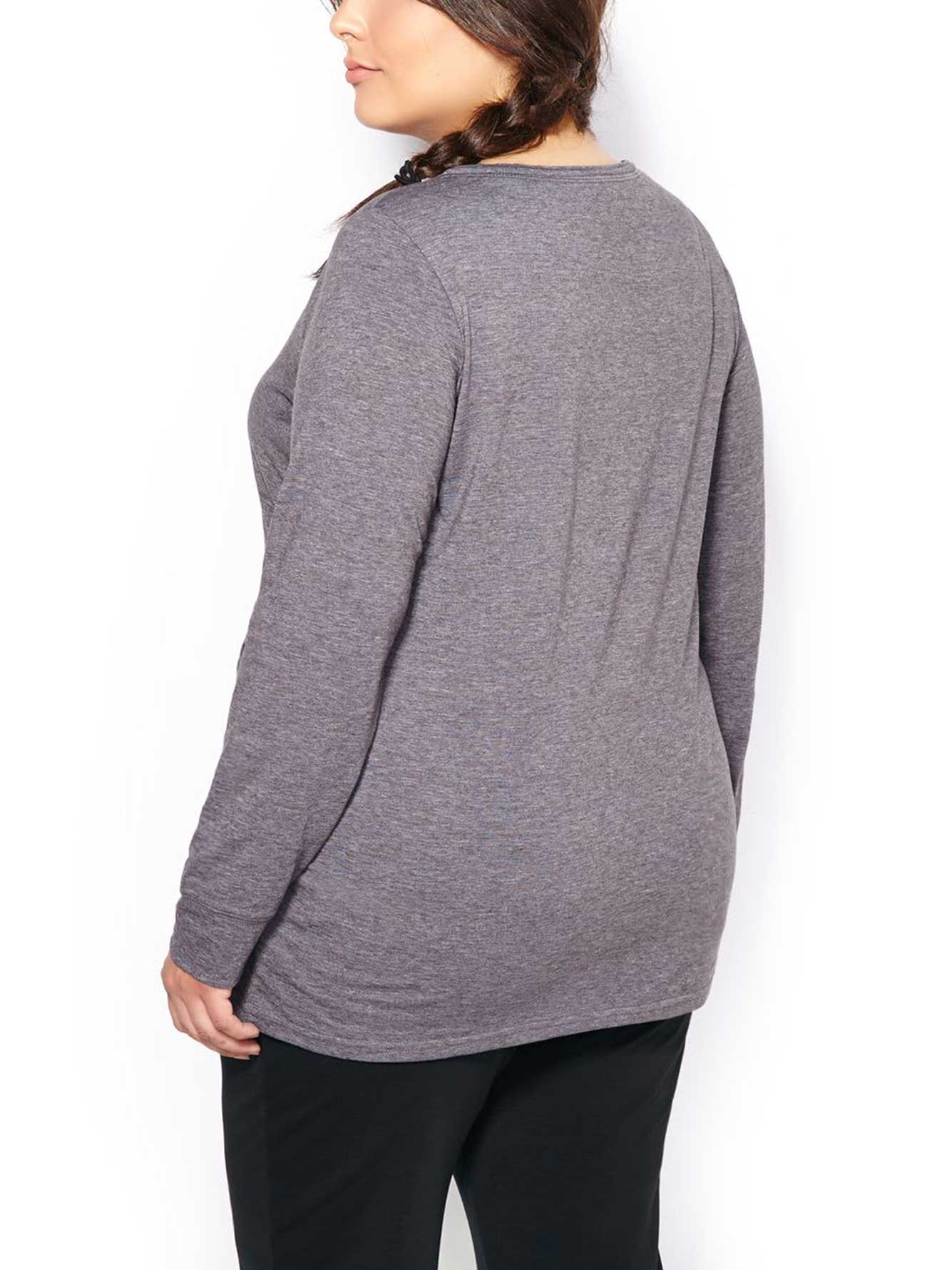 ActiveZone Basic Long Sleeve PlusSize TShirt Penningtons