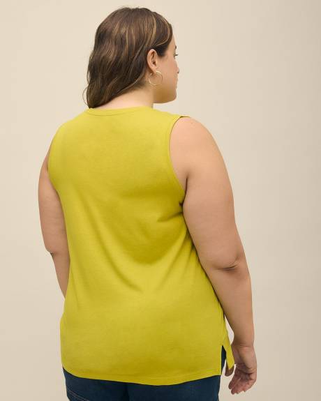 Haut sans manches en tricot avec col en U - Essentiels PENN.