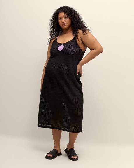 Swim Cover-Up Dress with Keyhole - Cover Me