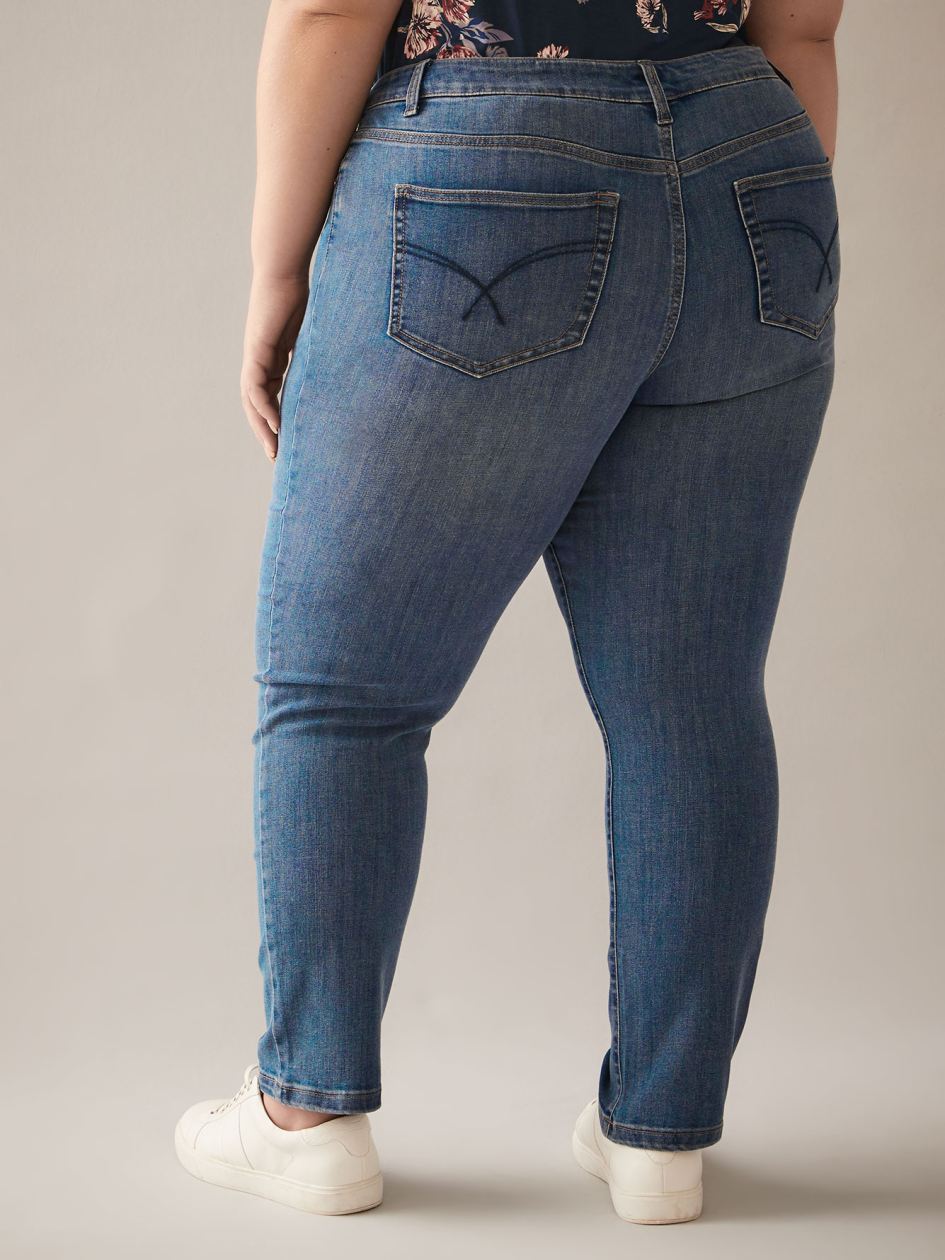 Tall, Straight Leg Blue Jean - d/C JEANS