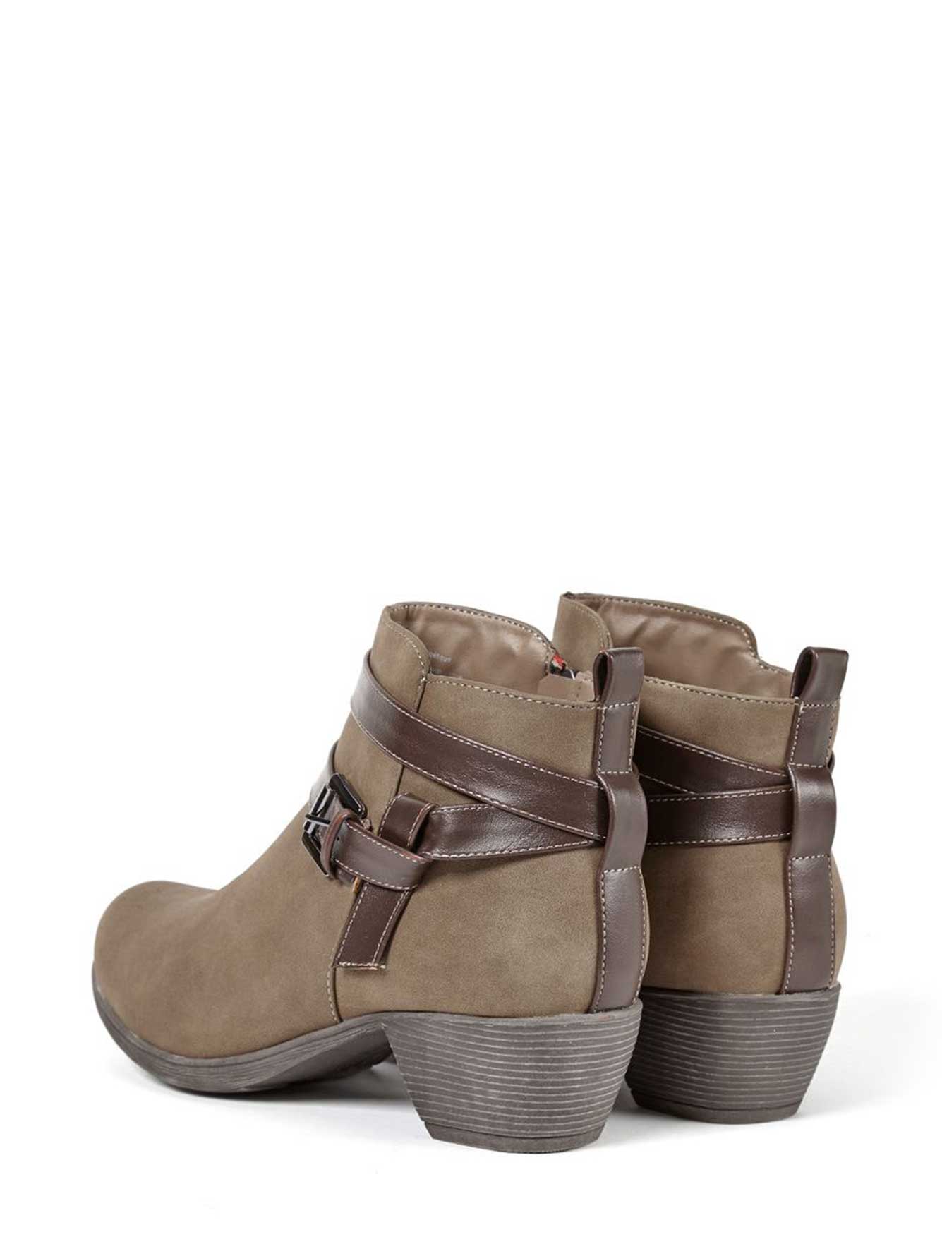 Wide-Width Ankle Strap Booties | Penningtons