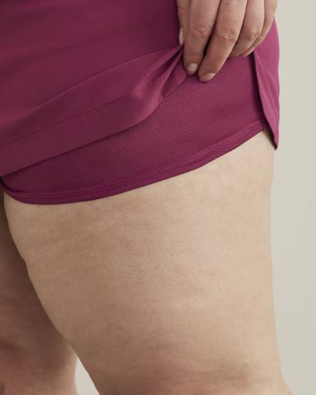 Jupe-short extensible, tissu responsable - Active Zone
