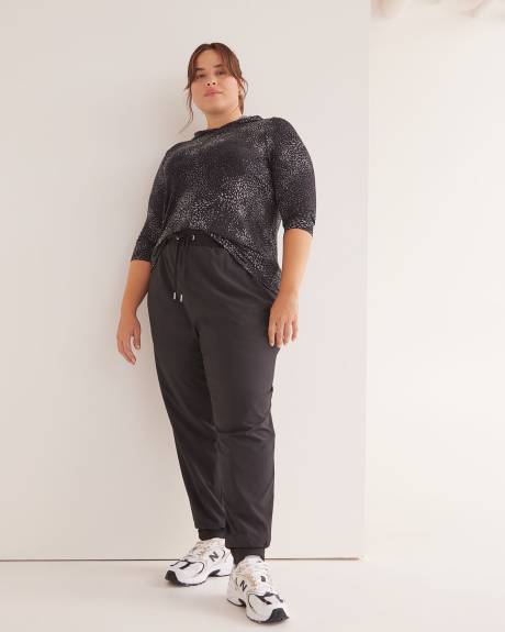 Responsible, Black Lined Stretch Jogger Pant - Active Zone