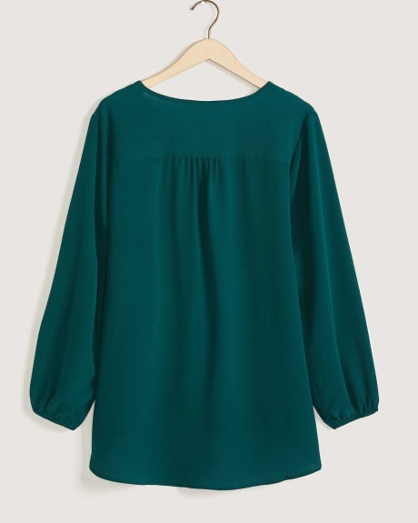 Petite, Blouse tunique à col en V - In Every Story