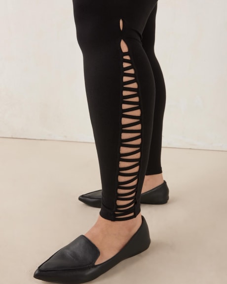 Fashion Leggings with Lace-Up Ankles