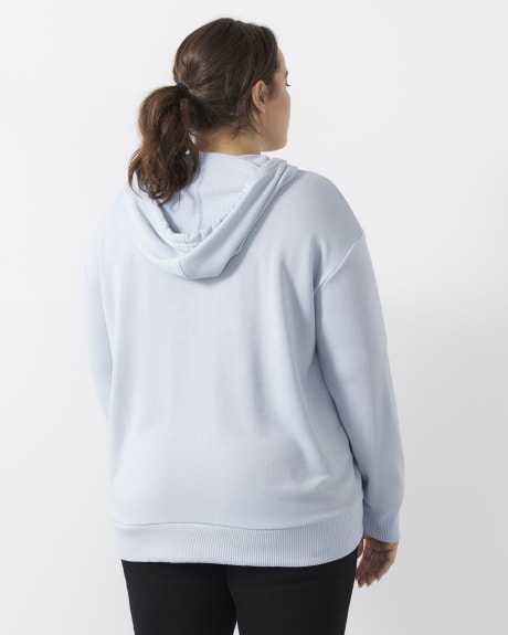 French Terry Hooded V-Neck Sweatshirt - Active Zone