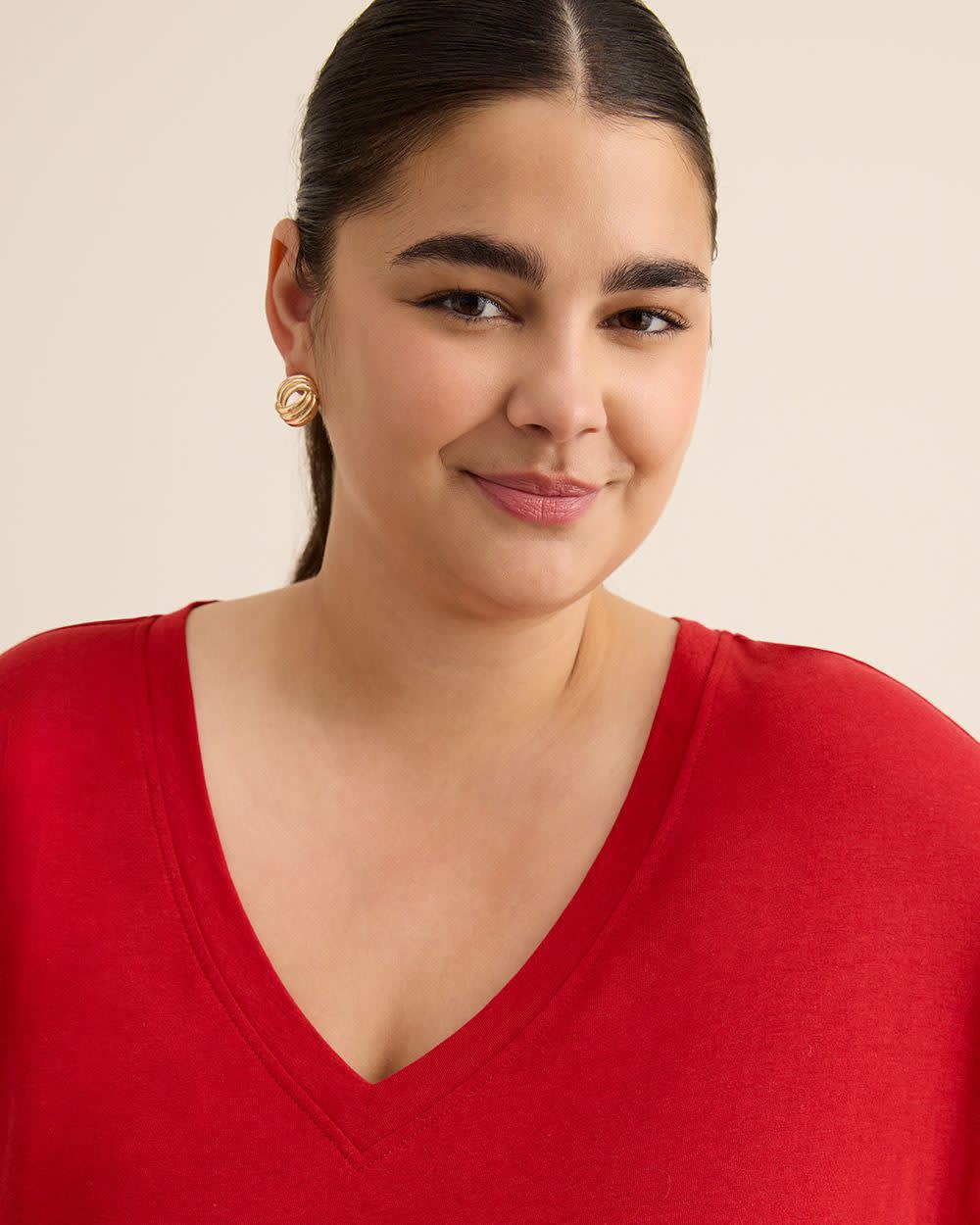 T-shirt coupe boyfriend, tissu responsable - Essentiels PENN. T-shirt coupe boyfriend, tissu responsable - Essentiels PENN.