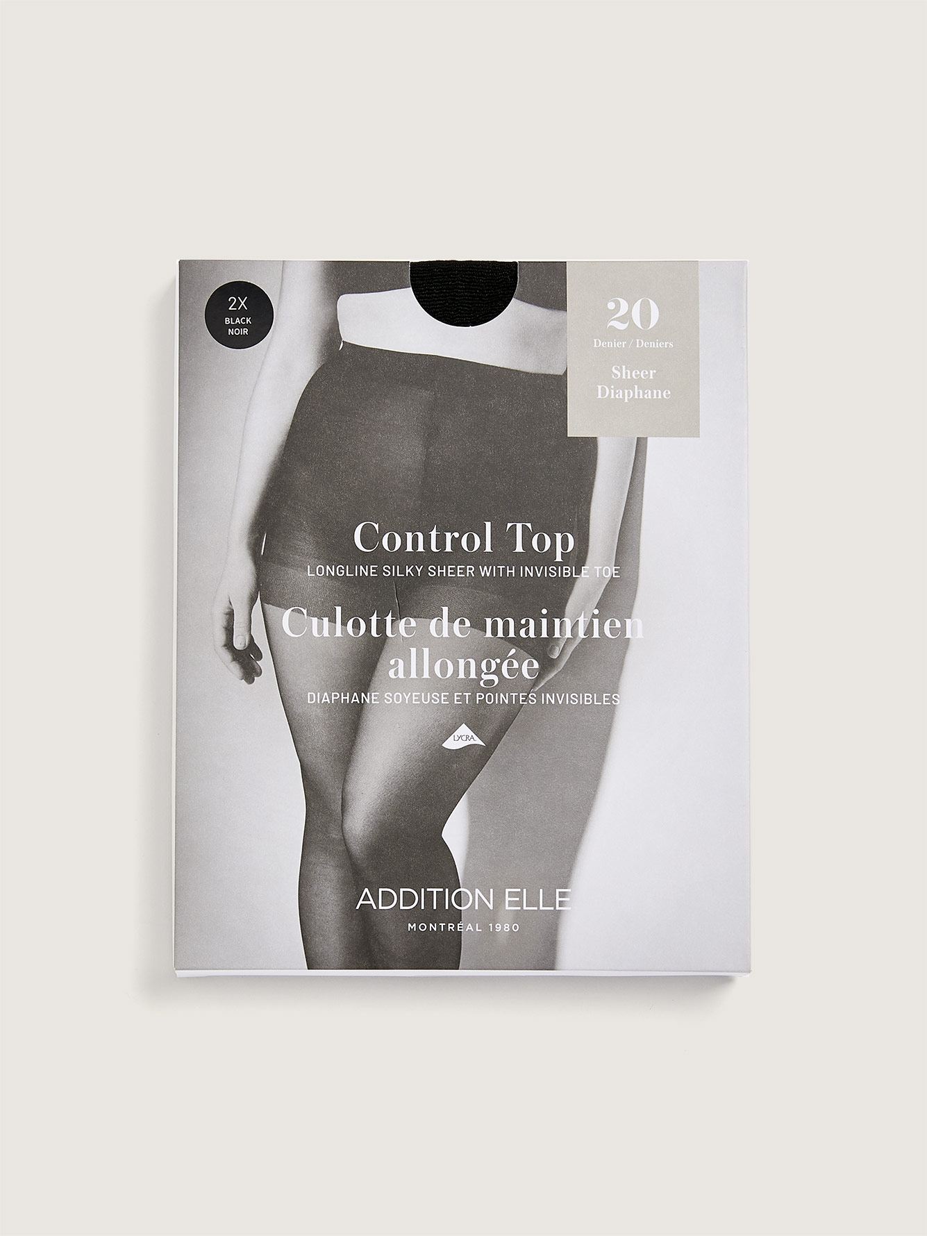Silky Sheer 20D Control Nylons - Addition Elle